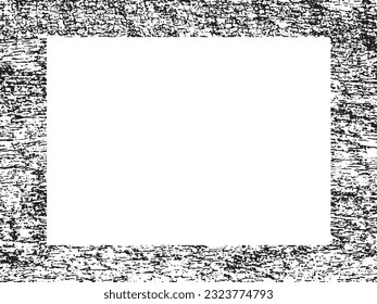 Grunge frame and border. Black and white grunge. Distress overlay texture. Dust and rough dirty wall background. Distress illustration simply place over object to create grunge effect. Vector EPS10.
