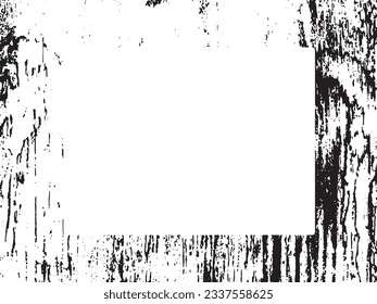 Grunge frame and border. Black and white grunge. Distress overlay texture. Dust and rough dirty wall background. Distress illustration simply place over object to create grunge effect. Vector EPS10.
