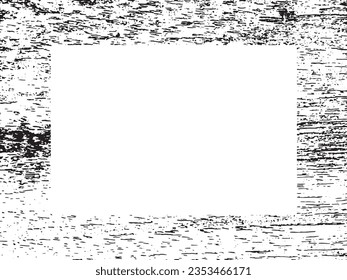 Grunge frame and border. Black and white grunge. Distress overlay texture. Dust and rough dirty wall background. Distress illustration simply place over object to create grunge effect. Vector EPS10.
