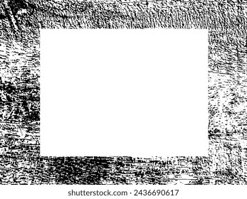 Grunge frame and border. Black and white grunge. Distress overlay texture. Dust and rough dirty wall background. Distress illustration simply place over object to create grunge effect. Vector EPS10.
