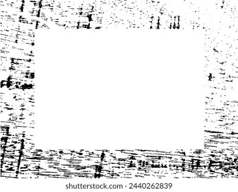 Grunge frame and border. Black and white grunge. Distress overlay texture. Dust and rough dirty wall background. Distress illustration simply place over object to create grunge effect. Vector EPS10.
