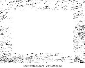 Grunge frame and border. Black and white grunge. Distress overlay texture. Dust and rough dirty wall background. Distress illustration simply place over object to create grunge effect. Vector EPS10.
