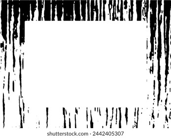 Grunge frame and border. Black and white grunge. Distress overlay texture. Dust and rough dirty wall background. Distress illustration simply place over object to create grunge effect. Vector EPS10.

