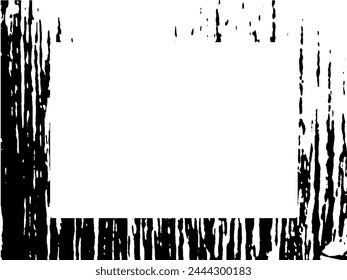 Marco de grunge y borde. Grunge blanco y negro. Textura superpuesta de socorro. Polvo y fondo de pared sucio áspero. Ilustración de estrés simplemente coloque sobre el objeto para crear un efecto grunge. Vector EPS10.