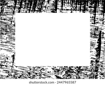 Grunge frame and border. Black and white grunge. Distress overlay texture. Dust and rough dirty wall background. Distress illustration simply place over object to create grunge effect. Vector EPS10.