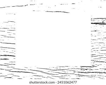 Marco de grunge y borde. Grunge blanco y negro. Textura superpuesta de socorro. Polvo y fondo de pared sucio áspero. Ilustración de estrés simplemente coloque sobre el objeto para crear un efecto grunge. Vector EPS10.