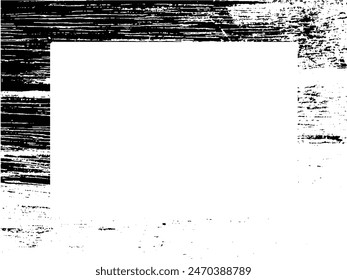 Grunge frame and border. Black and white grunge. Distress overlay texture. Dust and rough dirty wall background. Distress illustration simply place over object to create grunge effect. Vector EPS10.

