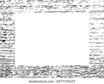 Grunge frame and border. Black and white grunge. Distress overlay texture. Dust and rough dirty wall background. Distress illustration simply place over object to create grunge effect. Vector EPS10.

