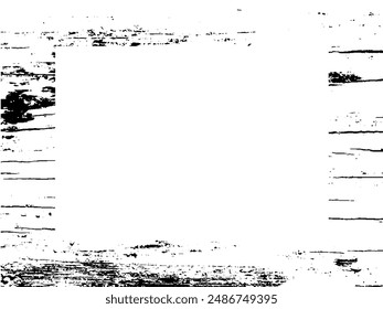 Grunge frame and border. Black and white grunge. Distress overlay texture. Dust and rough dirty wall background. Distress illustration simply place over object to create grunge effect. Vector EPS10.

