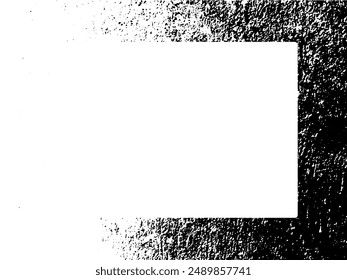 Grunge frame and border. Black and white grunge. Distress overlay texture. Dust and rough dirty wall background. Distress illustration simply place over object to create grunge effect. Vector EPS10.
