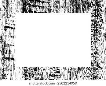 Grunge frame and border. Black and white grunge. Distress overlay texture. Dust and rough dirty wall background. Distress illustration simply place over object to create grunge effect. Vector EPS10.