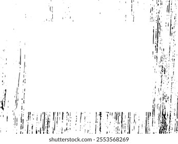 Grunge frame and border. Black and white grunge. Distress overlay texture. Dust and rough dirty wall background. Distress illustration simply place over object to create grunge effect. Vector EPS10.