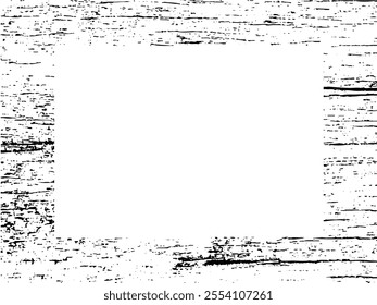 Grunge frame and border. Black and white grunge. Distress overlay texture. Dust and rough dirty wall background. Distress illustration simply place over object to create grunge effect. Vector EPS10.