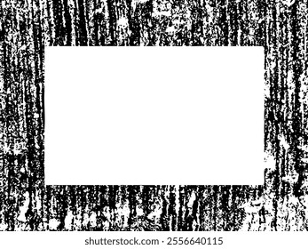 Grunge frame and border. Black and white grunge. Distress overlay texture. Dust and rough dirty wall background. Distress illustration simply place over object to create grunge effect. Vector EPS10.