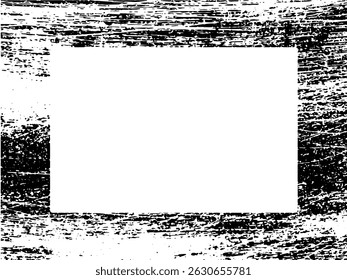 Grunge frame and border. Black and white grunge. Distress overlay texture. Dust and rough dirty wall background. Distress illustration simply place over object to create grunge effect. Vector EPS10.