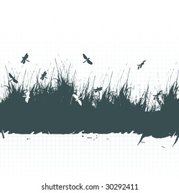 Grunge frame and border series