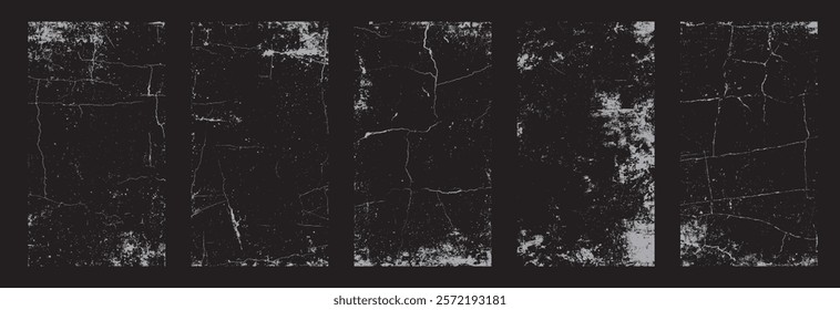 Grunge frame border texture on black  background. Old grunge frame with dust texture. Texture black frame old grunge square frame.