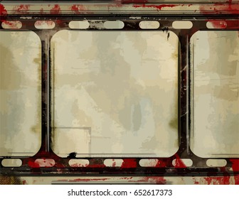 Grunge Frame Or Distressed Texture . Large High Detailed Decorative Vector Vintage Weathered Border. Great Grunge Background Or Retro Design Decor Element For Your Projects.