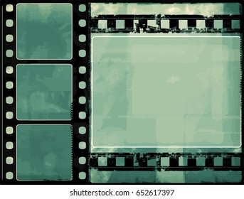 Grunge Frame Or Distressed Texture . Large High Detailed Decorative Vector Vintage Weathered Border. Great Grunge Background Or Retro Design Decor Element For Your Projects.
