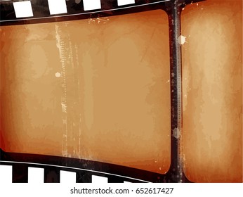 Grunge Frame Or Distressed Texture . Large High Detailed Decorative Vector Vintage Weathered Border. Great Grunge Background Or Retro Design Decor Element For Your Projects.