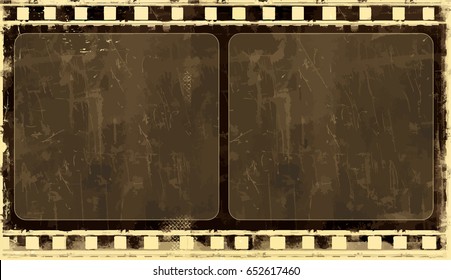 Grunge Frame Or Distressed Texture . Large High Detailed Decorative Vector Vintage Weathered Border. Great Grunge Background Or Retro Design Decor Element For Your Projects.