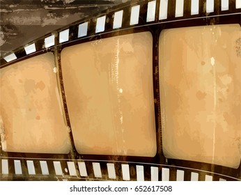 Grunge Frame Or Distressed Texture . Large High Detailed Decorative Vector Vintage Weathered Border. Great Grunge Background Or Retro Design Decor Element For Your Projects.