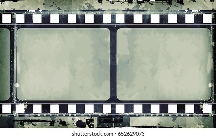 Grunge Frame Or Distressed Texture . Large High Detailed Decorative Vector Vintage Weathered Border. Great Grunge Background Or Retro Design Decor Element For Your Projects.
