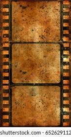 Grunge Frame Or Distressed Texture . Large High Detailed Decorative Vector Vintage Weathered Border. Great Grunge Background Or Retro Design Decor Element For Your Projects.