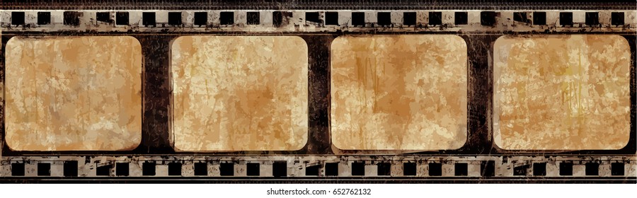 Grunge Frame Or Distressed Texture . Large High Detailed Decorative Vector Vintage Weathered Border. Great Grunge Background Or Retro Design Decor Element For Your Projects.