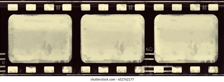 Grunge Frame Or Distressed Texture . Large High Detailed Decorative Vector Vintage Weathered Border. Great Grunge Background Or Retro Design Decor Element For Your Projects.