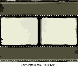 Grunge Frame Or Distressed Texture . Large High Detailed Decorative Vector Vintage Weathered Border. Great Grunge Background Or Retro Design Decor Element For Your Projects.