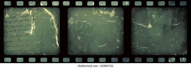 Grunge Frame Or Distressed Texture . Large High Detailed Decorative Vector Vintage Weathered Border. Great Grunge Background Or Retro Design Decor Element For Your Projects.