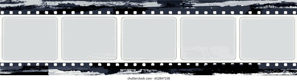 Grunge Frame Or Distressed Texture . Large High Detailed Decorative Vector Vintage Weathered Border. Great Grunge Background Or Retro Design Decor Element For Your Projects.