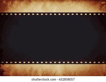 Grunge Frame Or Distressed Texture . Large High Detailed Decorative Vector Vintage Weathered Border. Great Grunge Background Or Retro Design Decor Element For Your Projects.