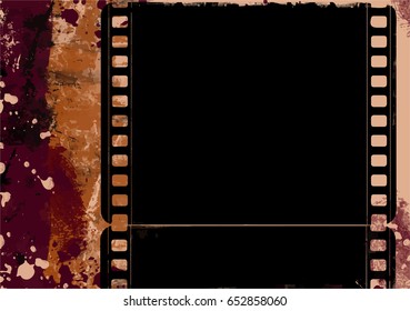 Marco Grunge O Textura En Peligro. Gran Borde Alterado Decorativo De Vintage Decorativo De Gran Tamaño. Gran Fondo Grunge O Elemento De Decoración De Diseño Retro Para Sus Proyectos.