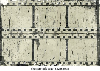 Grunge Frame Or Distressed Texture . Large High Detailed Decorative Vector Vintage Weathered Border. Great Grunge Background Or Retro Design Decor Element For Your Projects.