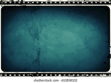 Grunge Frame Or Distressed Texture . Large High Detailed Decorative Vector Vintage Weathered Border. Great Grunge Background Or Retro Design Decor Element For Your Projects.