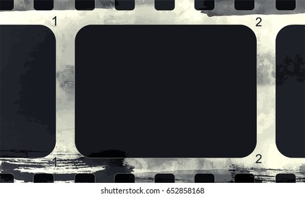 Grunge Frame Distressed Texture Large High Stock Vector (Royalty Free