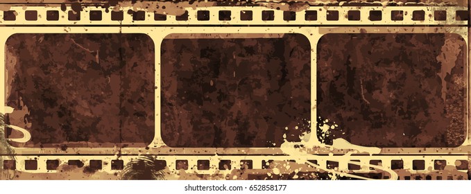 Grunge Frame Or Distressed Texture . Large High Detailed Decorative Vector Vintage Weathered Border. Great Grunge Background Or Retro Design Decor Element For Your Projects.