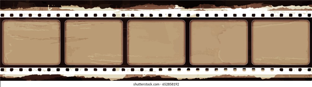 Grunge Frame Or Distressed Texture . Large High Detailed Decorative Vector Vintage Weathered Border. Great Grunge Background Or Retro Design Decor Element For Your Projects.