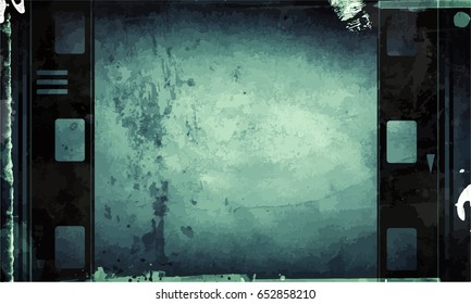 Grunge Frame Or Distressed Texture . Large High Detailed Decorative Vector Vintage Weathered Border. Great Grunge Background Or Retro Design Decor Element For Your Projects.