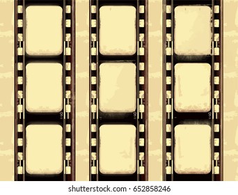 Grunge Frame Or Distressed Texture . Large High Detailed Decorative Vector Vintage Weathered Border. Great Grunge Background Or Retro Design Decor Element For Your Projects.