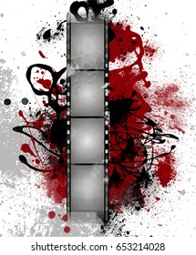 Grunge Frame Or Distressed Texture . Large High Detailed Decorative Vector Vintage Weathered Border. Great Grunge Background Or Retro Design Decor Element For Your Projects.