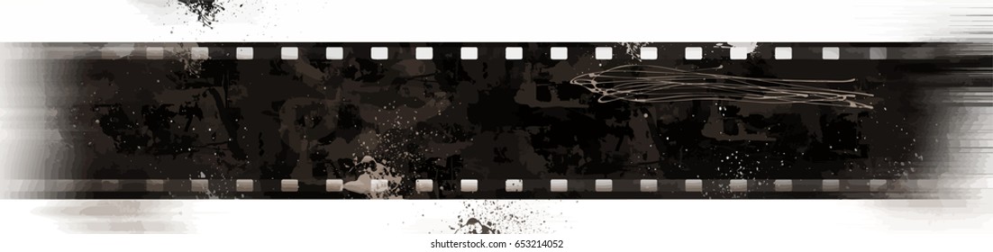 Grunge Frame Or Distressed Texture . Large High Detailed Decorative Vector Vintage Weathered Border. Great Grunge Background Or Retro Design Decor Element For Your Projects.