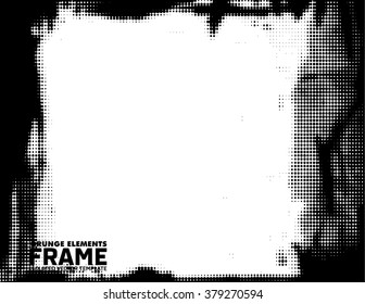 Grunge frame -  Isolated vector background
