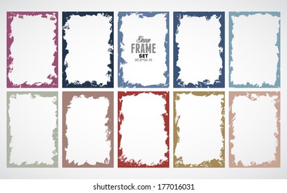 Grunge frame for multiple applications.