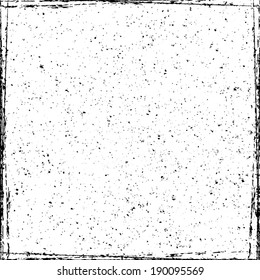 Grunge Frame Overlay Texture for your design. EPS10 vector.