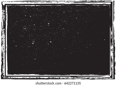 Grunge frame with overlay texture.Vector distress background.
