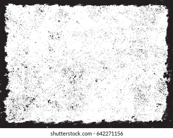 Grunge frame with overlay texture.Vector distress background.