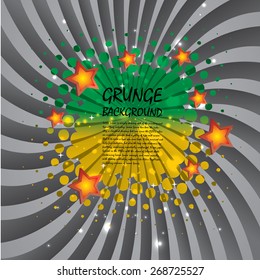 Grunge Frame Party Background